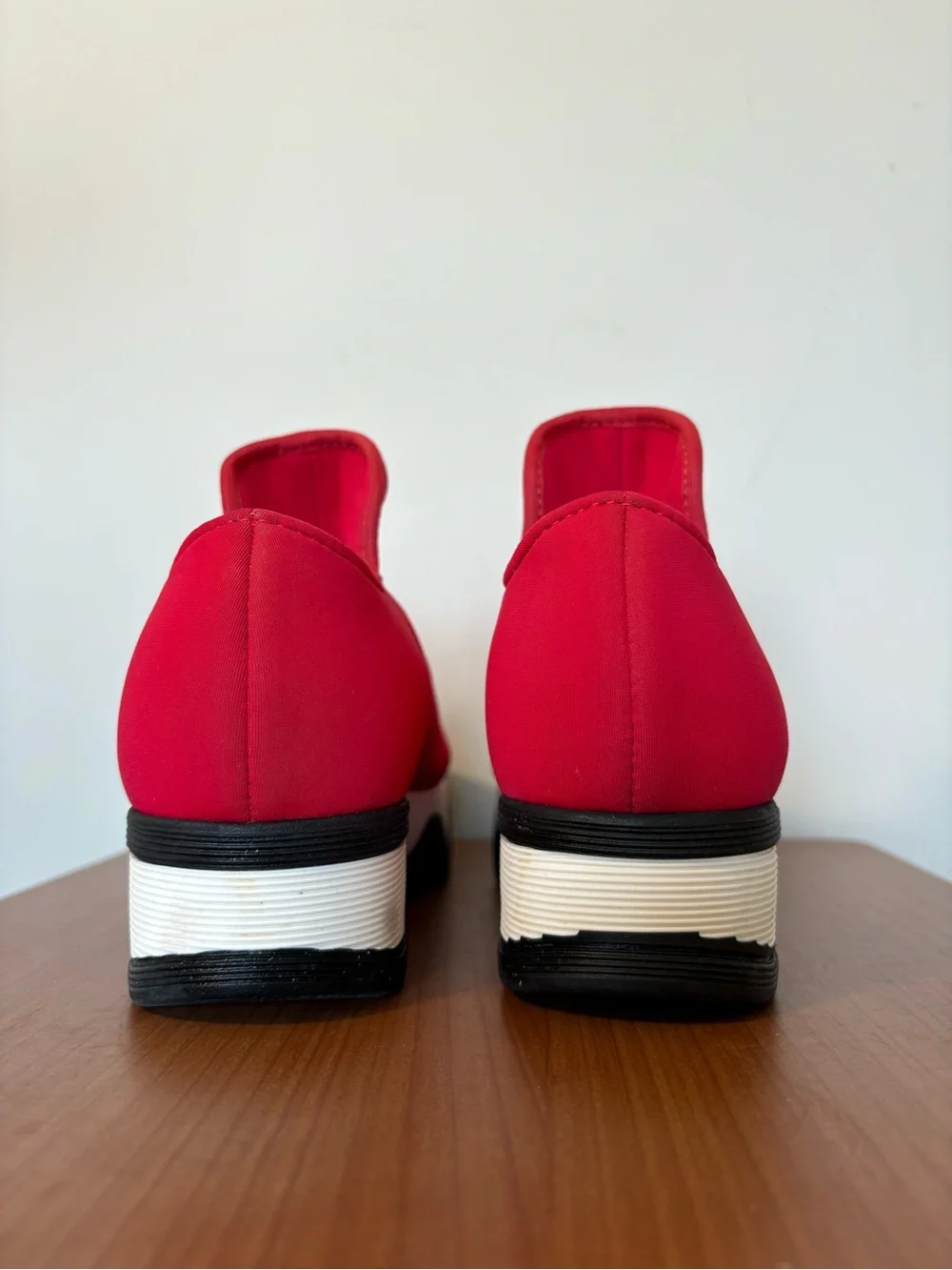 iRi WES I Red Low Top Neoprene Sneakers